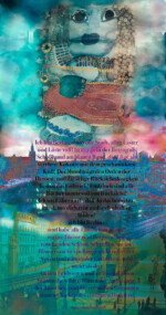 BERLIN poetisch / Hommage à Paul Gurk . 2002
Digitalcollge . 82 x 42 cm