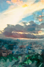 Engel der Geschichte . 2006−10 . digital collage . pigment print - 10 Farben . edition 3 . 109 x 85 cm