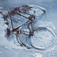 Radgeschichten VI - Eisrad . 2011 . pigment print - 10 Farben . edition 5 . 30 x 30 cm