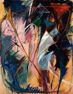 Die Tangotänzer . 1983
Tempera, Öl auf Leinwand
180 x 140 cm