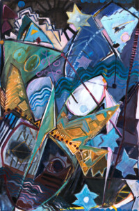 Magna Mater . 1987
Tempera, Öl auf Leinwand
150 x 100 cm