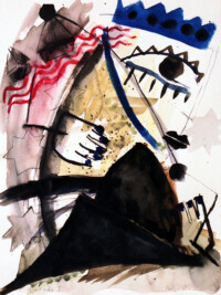 Windliebe I . 1991
Aquarell auf Bütten
50,5 x 36 cm