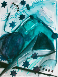 Windliebe VI . 1991
Aquarell auf Bütten
50,5 x 36 cm