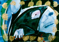 Grünes Träumen . 1992
Aquarell auf Bütten
36 x 50,5 cm