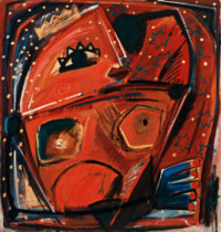 Santa Christina . 1992
Gouache, Tempera, Öl auf Leinwand