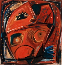 Santa Christina . 1992
Gouache, Tempera, Öl auf Leinwand