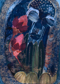 Zauberwaldwesen IV . 2000
Aquarell auf Bütten
50,5 x 36