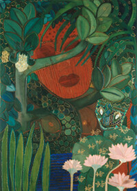 Im Land der Schlange . 2001
Mischtechnik auf Leinwand
165 x 135 cm