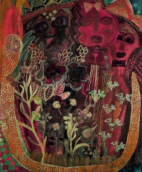 Die Gärten der Engel . 2002−04
Auarell auf Bütten
64 x 50 cm