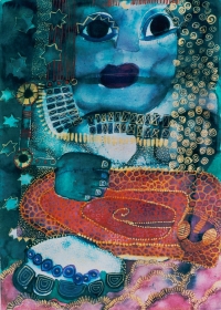 Paradiestanz . 2002
Aquarell auf Bütten
50,5 x 36 cm