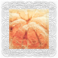 fuchtig kontemplativ: Mandarinenduft . 2016 . digital collage . pigment print - 10 Farben . Edition 5 . 30 x 30 cm