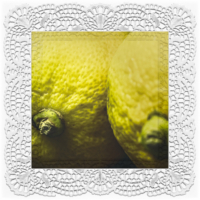 fuchtig kontemplativ: Zitronengelb . 2016 . digital collage . pigment print - 10 Farben . Edition 5 . 30 x 30 cm